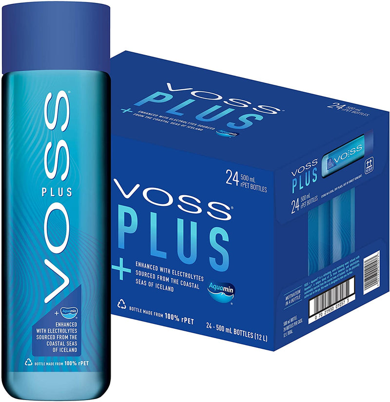 Voss Plus Still Water Bulk pack of 24 x 500 ml