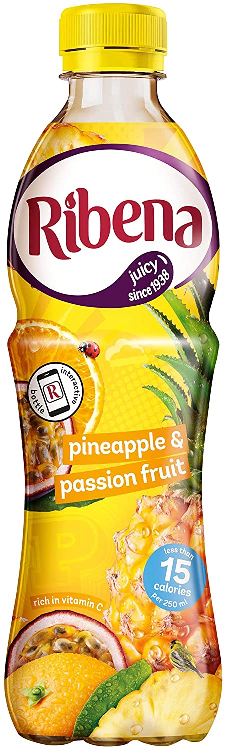Ribena Light Pineapple & Passion Pack of 12 x 500ml