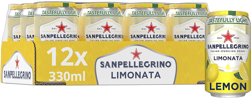 San Pellegrino Lemon and Orange Sparkling Drink, 330 ml