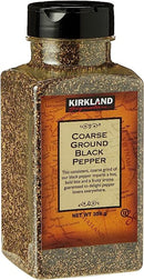 Kirkland Signature Spice Seasoning Dressing Coarse Ground Black Pepper Jar, 359 g