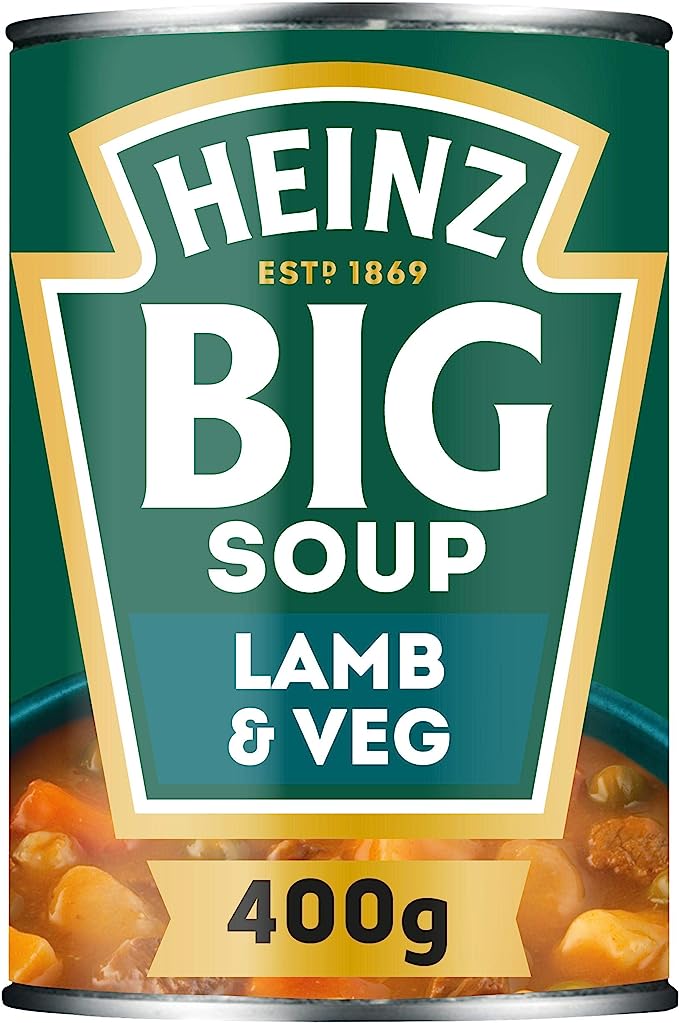 Heinz Lamb and Veg Big Soup, 400 g (Pack of 12)