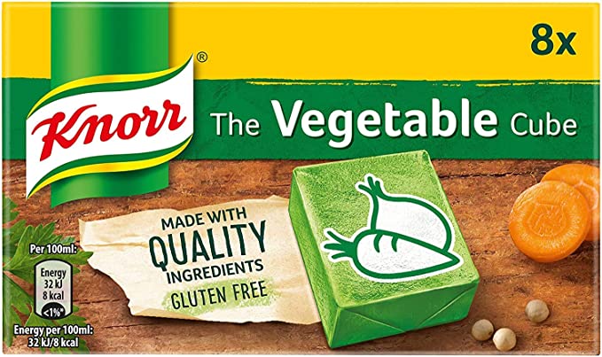 Knorr vegetable cubes - 1x12x8pk