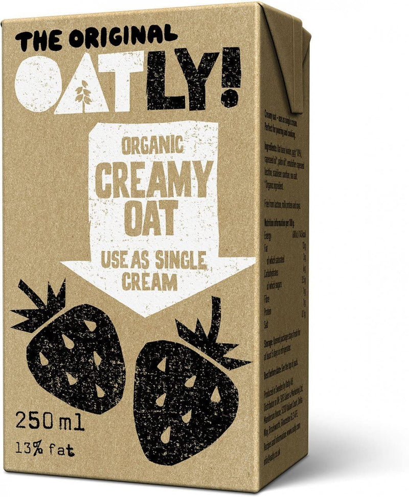 Oatly Creamy Oat Organic 250ml  (Pack of 18)