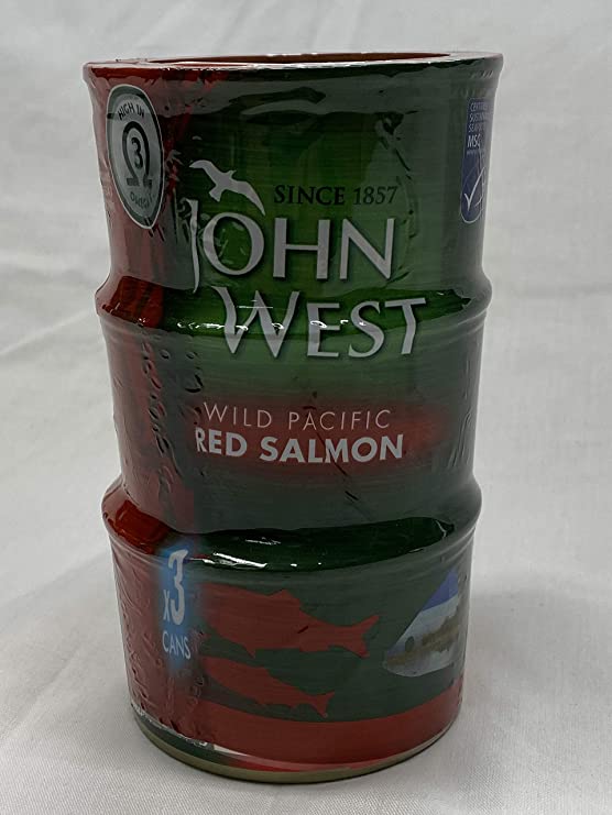 John West Wild Pacific Red Salmon - 3 X 213G