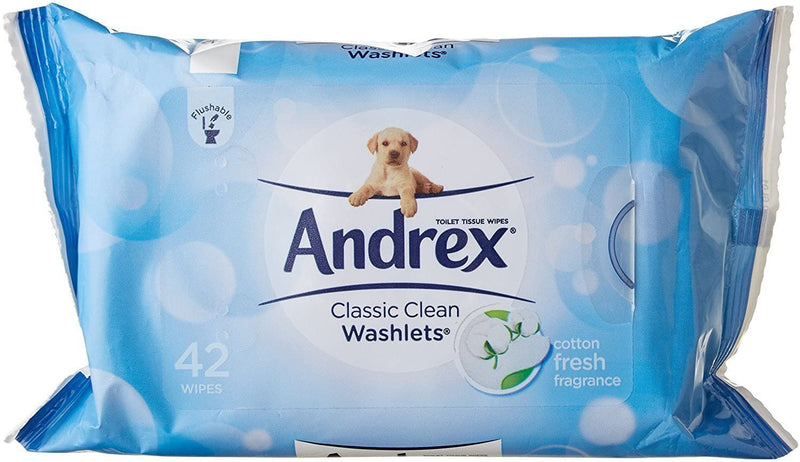 Andrex - Classic Clean Washlets 40 Pack x 1