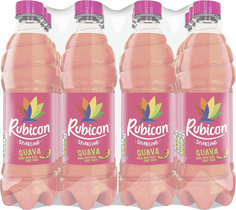 RUBICON Sparkling Guava, 500 ml Bottles (Pack of 12)