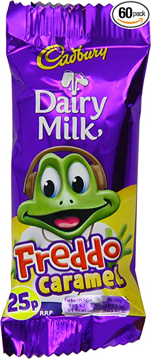 CADBURY FREDDO CARAMEL WHITE CHOCOLATE 60X19.5GM