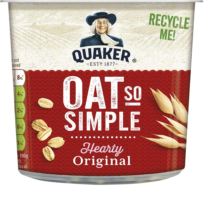Quaker Oat So Simple Original Porridge Pots 8x45g
