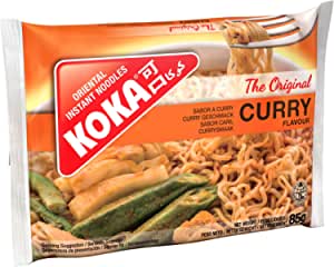 Koka Original Curry Flavour Oriental Style Instant Noodles 30 Packets of 85 g