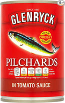 Glenryck Pilchards in Tomato Sauce Pack of 12x400g