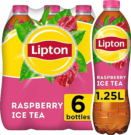 Lipton Raspberry Ice Tea, 1.25L (Pack of 6)