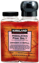 Kirkland Signature Himalayan Pink Salt Grinder with Refill Pack of 737g