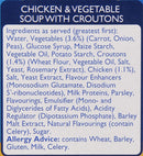 Batchelors Cup a Soup with Croutons Chicken & Vegetable Pack of 9x4 Sachet(110g)