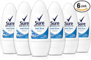 Sure Cool Blue Roll-On Antiperspirant Deodorant - 50 ml Pack of 6