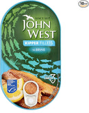 John West Kippers Brine, Pack of 10 x 160gm