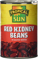 Sun Red Kidney Bean Tins 400 g (Pack of 12)