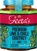 Geeta’s Premium Lime & Chilli Chutney Pack of 6x230g