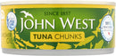 John West Tuna Chunks In Sunflower Oil  Pack of 12x145g