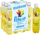 Rubicon Spring Lemon Lime Flavoured Sparkling Water Pack of 12x500ml