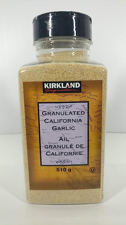 Kirkland Signature Granulated California Garlic Pack of 1 x 510g