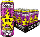 Rockstar, Punched Energy Drink Tropical Guava Pack of 12x500ml