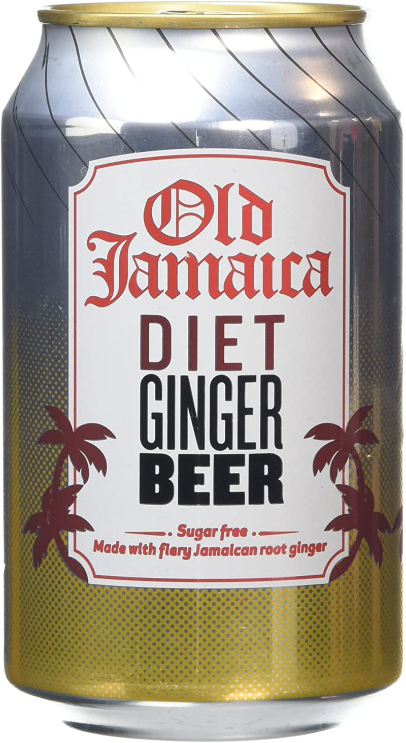 Old Jamaica Light Ginger Beer Can 330 ml (Pack of 24)
