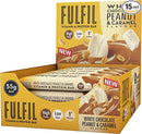 FULFIL Vitamin and 20g High Protein Bar, 15 x 55g - White Chocolate Peanut & Caramel Flavour