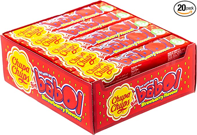 Chupa babol gum Strawberry - 20x28g