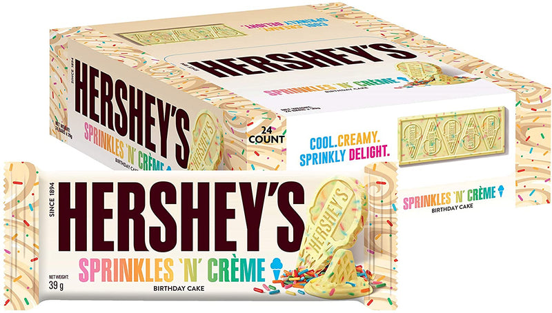 Hershey's Sprinkles 'n' Crème Bir - Pack of 24 x 39g