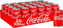 Coca-Cola Original Soft Drink 330ml Pack Cans