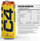 C4 Performance Energy Drinks Orange Slice 12X500ml