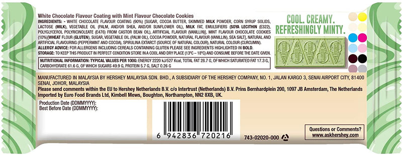 Hershey's Cookies N Mint Chocolate Bar - 24 x 39g