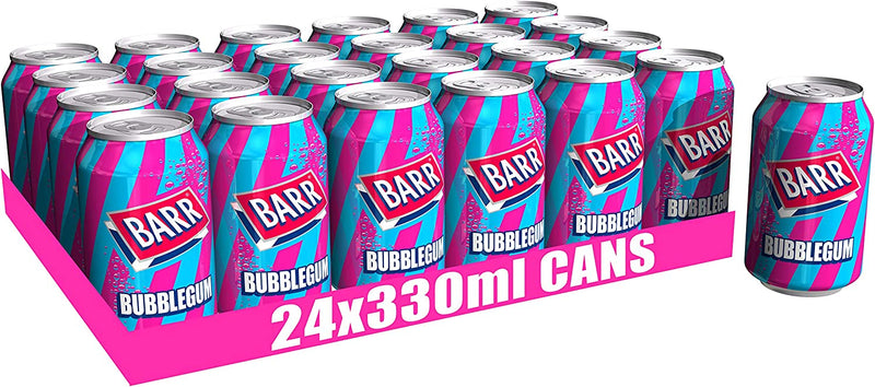 Barr Bubblegum, 330ml, (Pack of 24)