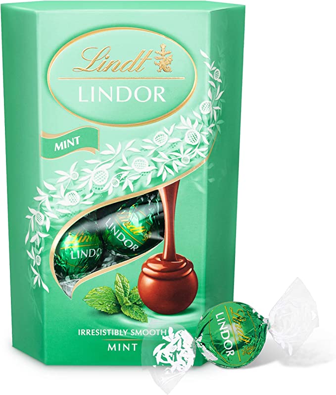 Lindt Lindor Milk Mint Chcolate Truffles 200g