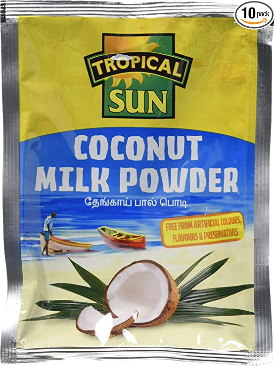 Tropical Sun Coconut Milk Powder 50 g (Pack of 10)