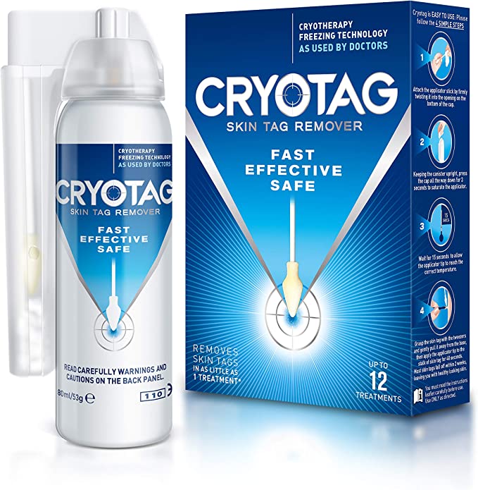 Cryotag Skin Tag Remover - Fast Effective Safe 1 x 80ml