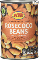 KTC Rosecoco Borlotti Beans 400 g (Pack of 12)