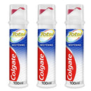 Colgate Total Whitening Toothpaste Pump Pack of 6 x 100ml