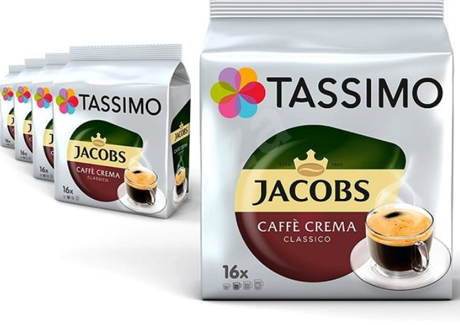 Tassimo CAFE CREMA CLASSICO 5Pack X 80Servings