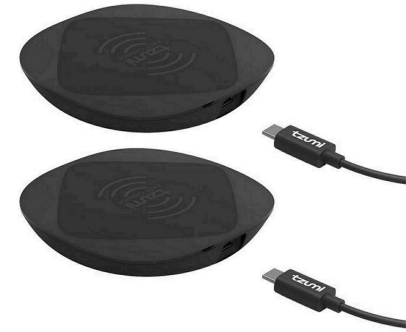 Pocket Juice Wireless Instant Fast Charging Desk Pads 10 Watts Twin 2 Pack
