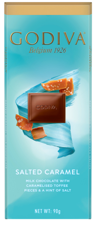 Godiva Chocolate Bar Assortment, 10 x 90g