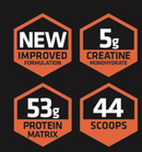 USN Muscle Fuel Strawberry Anabolic Powder, 2.2kg