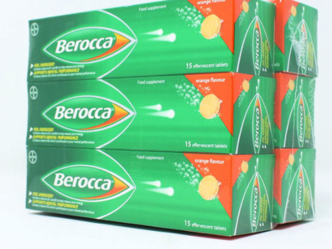 Berocca Orange Flavour, 6 x 15 Count