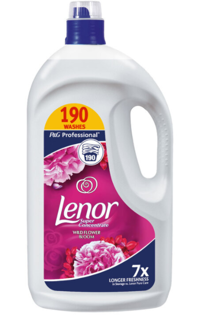 Lenor Wildflower Fabric Conditioner, 3.8L (190 Wash)