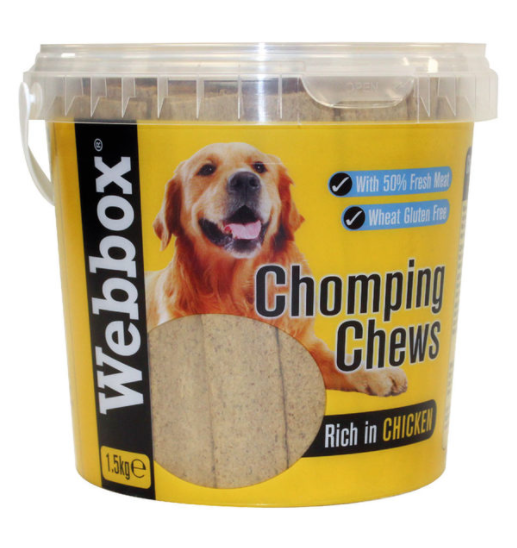 Webbox Meaty Chomping Chews (Chicken), 1.5kg