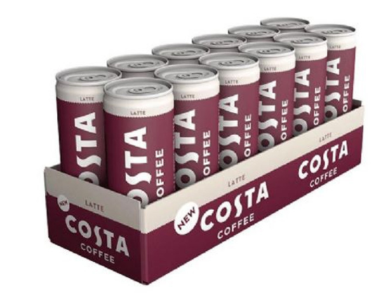 Costa Coffee Latte, 12 x 250ml