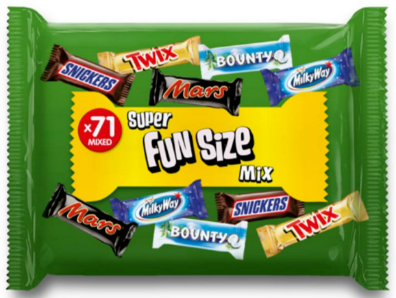 Mars Super Fun Size Mix Pack of 1.4kg