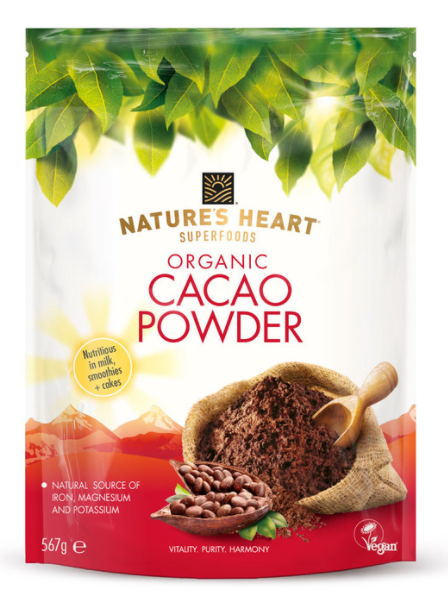 Nature's Heart Superfood Organic Cacao Powder, 567g