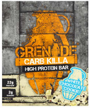 Grenade Carb Killa White Chocolate Cookie Bar Pack of  12 x 60g