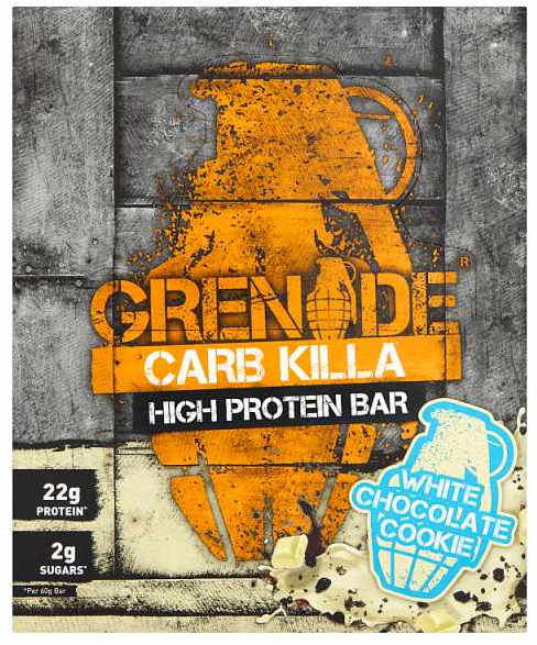 Grenade Carb Killa White Chocolate Cookie Bar, 12 x 60g